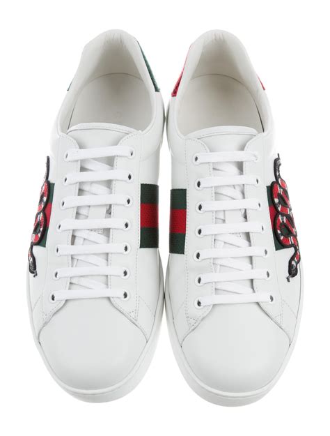 gucci ace sneakers monogram|gucci snake sneakers women's.